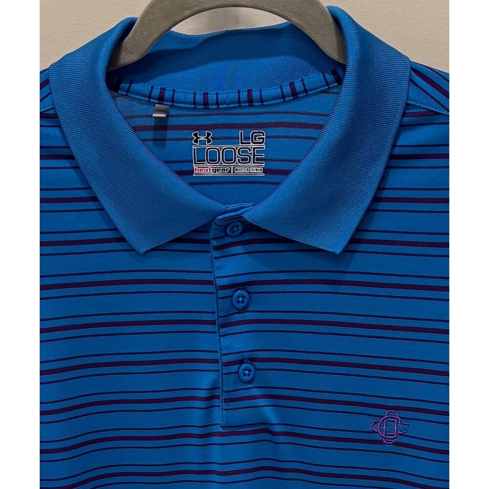 Omaha Country Club - Under Armour Golf Shirt - Men's Size Large - Blue